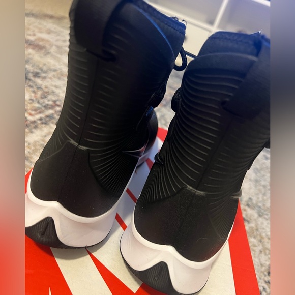 Nike Binzie Black Waterproof Sport Rain Boots Kids Youth Girls - Picture 5 of 12